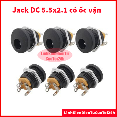 Jack Dc 5.5x2.1mm Có Ốc Vặn