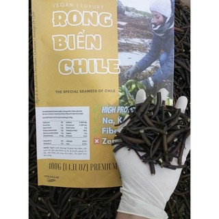Tảo biển Chile dạng ống nhỏ 400g tảo xoắn chile rong biển chile thực phẩm chay giàu đạm canxi kali