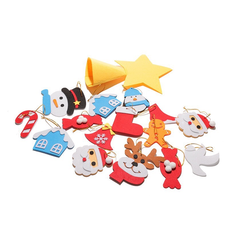 Cây Thông Noel Vải Dạ 3D - Đồ Chơi Trang Trí Giáng Sinh Ngộ Nghĩnh Cho Bé