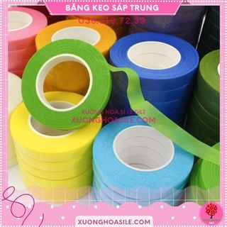BĂNG DÍNH SÁP ĐỦ MÀU, BĂNG KEO SÁP DÀY DÀI 25m ( SÁP CUỘN), SÁP QUẤN CÀNH, LÀM GỐC BONSAI, QUẤN HOA TƯƠI