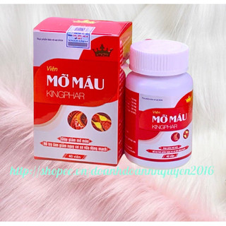 Viên MỠ MÁU Kingphar - Hộp 40 viên -Giảm mỡ máu, gan nhiễm mỡ