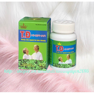 Tiểu Đường T.Đ Kingphar - Hộp 40 viên-Kiểm Soát, Ổn Định Đường Huyết ,Ngăn Biến Chứng Tiểu Đường