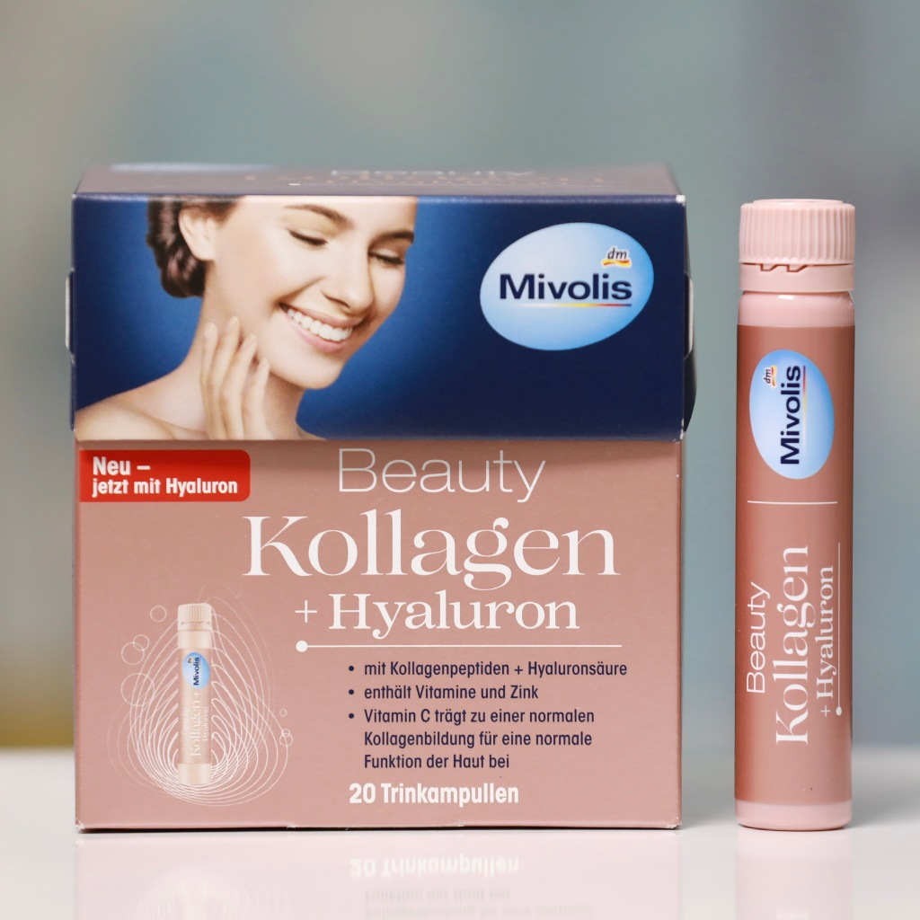 Collagen Mivolis Beauty Kollagen + Hyaluron – Dưỡng Da Săn Chắc, Căng Mịn
