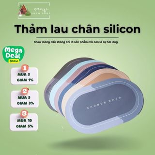 Thảm hút nước siêu thấm - thảm lau chân siêu mềm siêu dày, siêu thấm nước chất liệu chống trượt