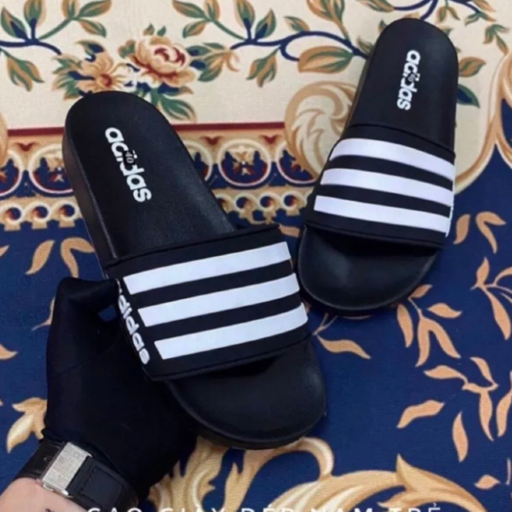 Dép nam adidas mẫu mới, dép adidas thiết kế đế cao su đúc đi êm chân form dáng thể thao chống thấm nước .va.fashion9397