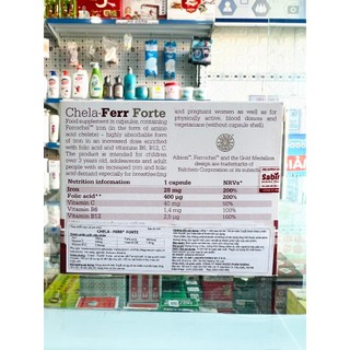 CHELA-FERR FORTE - BỔ SUNG SẮT