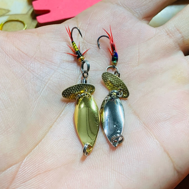 mồi thìa lượn spoon 1.5g lure cá mương