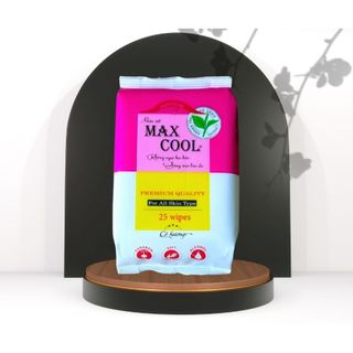 25 tờ khăn ướt max cool, hương lài
