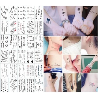 Tệp Tattoo dán nghệ thuật 60 miếng