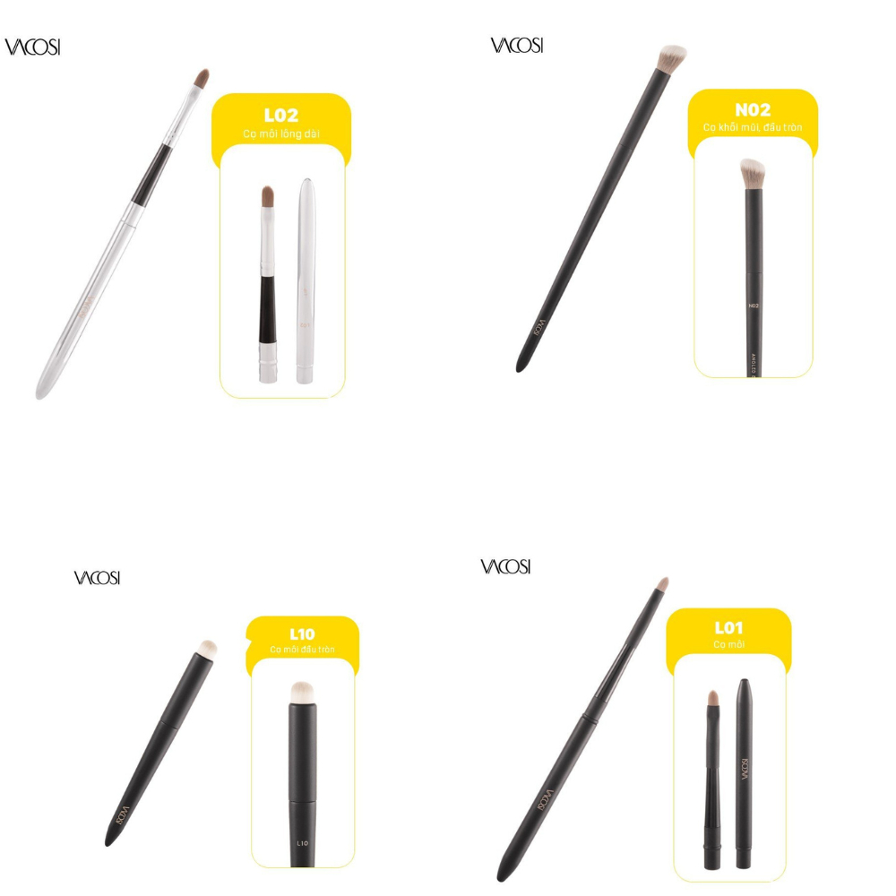 Cọ trang điểm cọ môi L01/L02/N01/N02