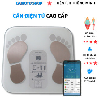 Cân Sức Khỏe Điện Tử Cao Cấp Cân Điện Tử Thông Minh Đo Chỉ Số Sức Khỏe Phân Tích Lượng Mỡ