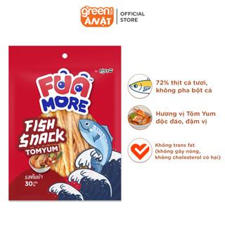 Đồ ăn vặt Thái Lan khô cá sợi vị Tomyum Funmore 30g