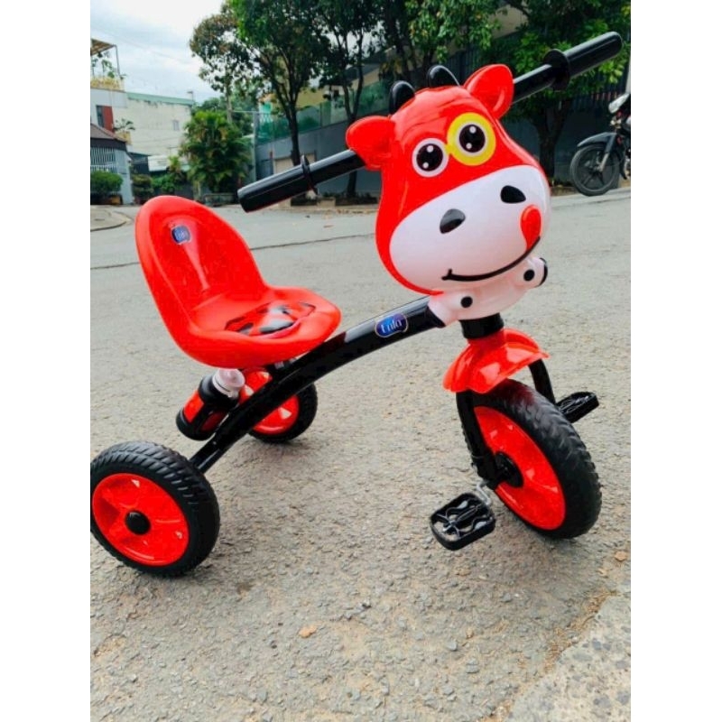 Xe đạp 3 bánh cao cấp cho bé 2,3,4 tuổi con bò,con ong nhựa chợ lớn🌹🌹 freeship 🌹🌹 hkm enfa
