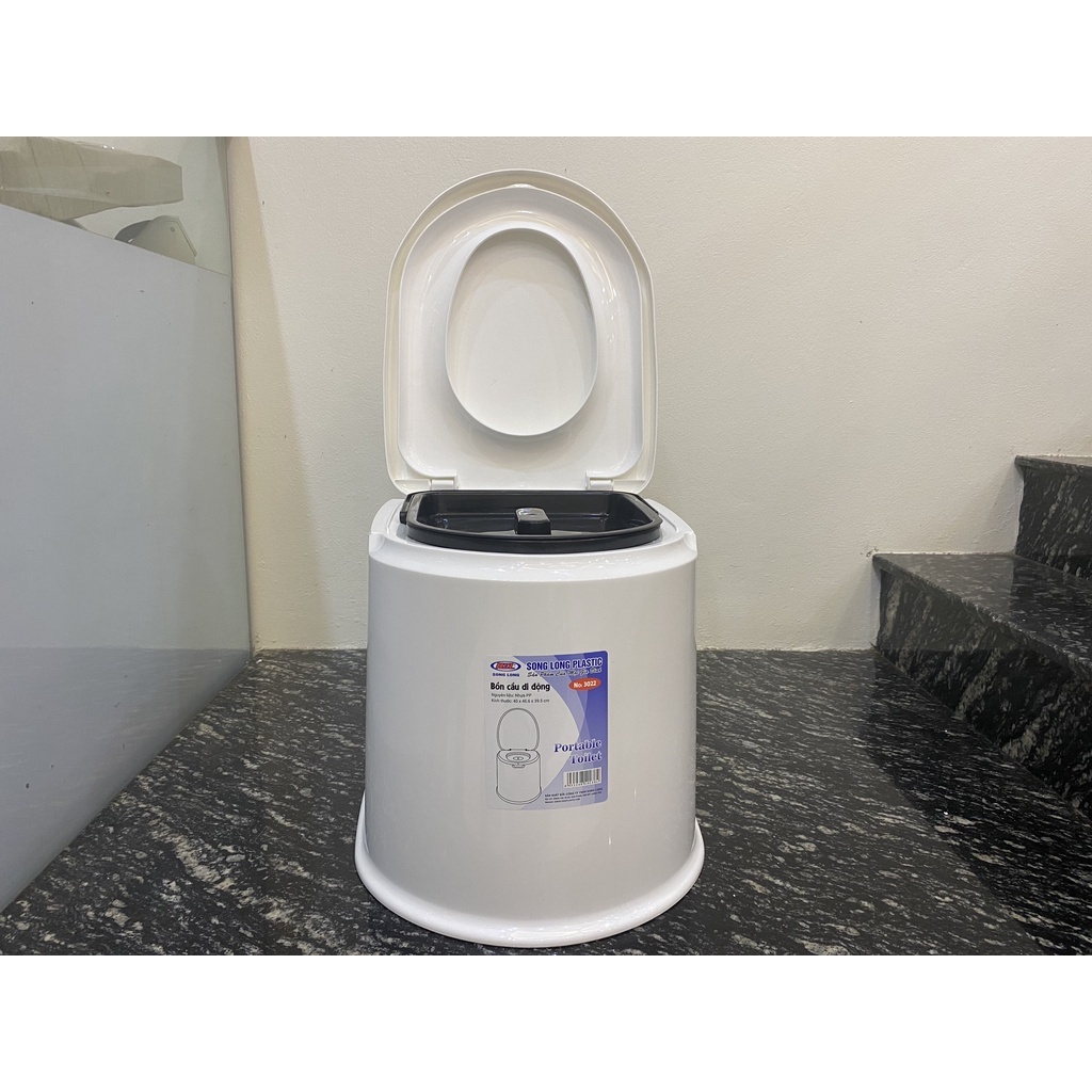Bô vệ sinh trong nhà cho người già bà bầu trẻ em bồn cầu di động người lớn chính hãng Việt Nhật