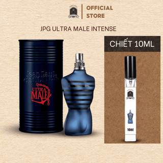 Nước hoa nam JPG Ultra Male Intense chiết 10ml tinh dầu nước hoa nam chính hãng thơm cực lâu