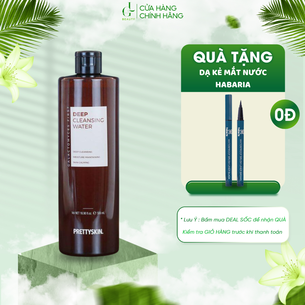 Nước Tẩy Trang Dưỡng Trắng Prettyskin Galactomyces cho da nhạy cảm 500ml