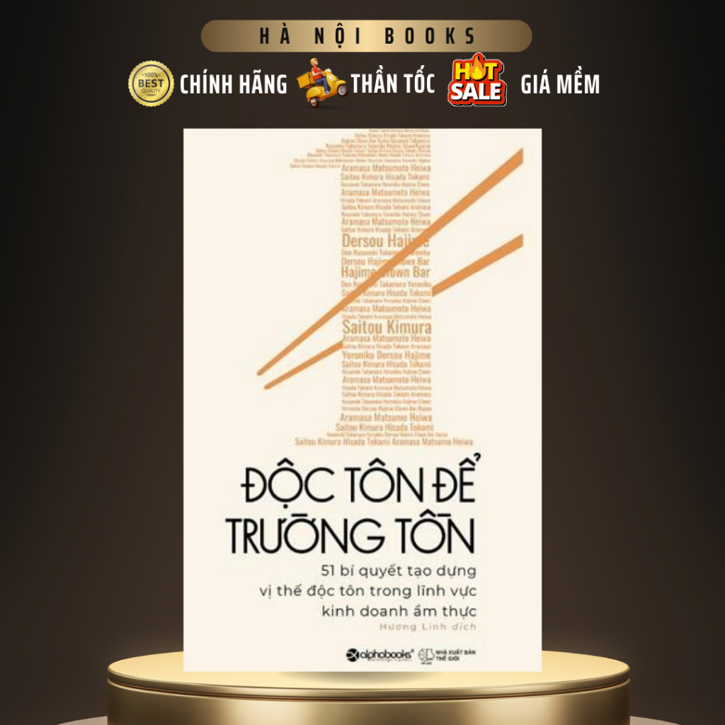 Sách - Độc tôn để trường tồn - AlphaBooks