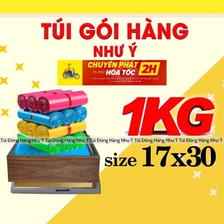 [ 1Kg ] Túi Gói Hàng - Túi Niêm Phong Siêu Dai Siêu Rẻ Size 17x30cm