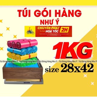 [ 1Kg ] Túi Gói Hàng - Túi Niêm Phong Siêu Dai Siêu Rẻ Size 28x42cm