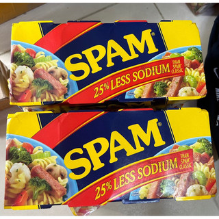 Spam giảm mặn của Mỹ lốc 4 hộp