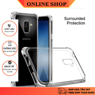 Ốp lưng dẻo trong chống sốc samsung j8, j7 pro, j7 prime, j6 plus, j6, j4 plus, j4, j2 prime, j2 core, a8 - a6 2018 plus