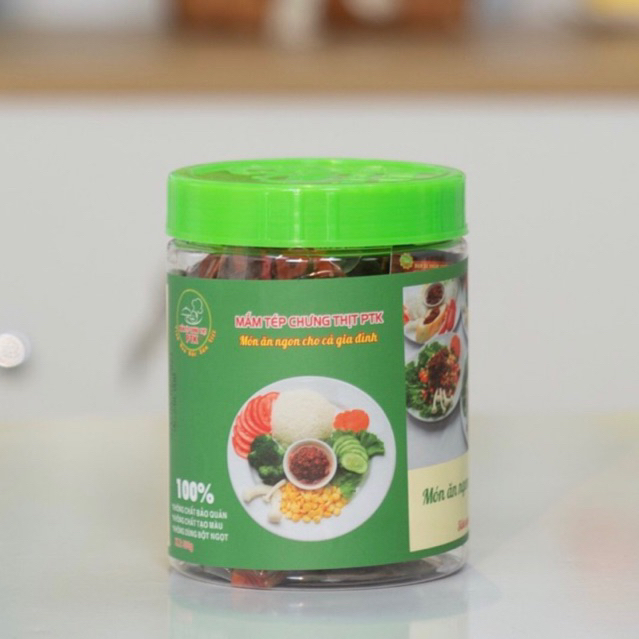 Mắm tép chưng thịt PTK hộp 500g ~ [date mới - hút chân không - không chất bảo quản]