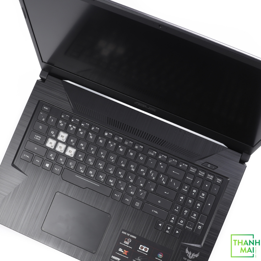 Laptop Asus TUF Gaming FX705DU-AU034 | Ryzen 3750H | Ram 8GB | SSD 256GB + HDD 1TB | NVIDIA GTX 1660 Ti 6GB |17.3 FHD cũ