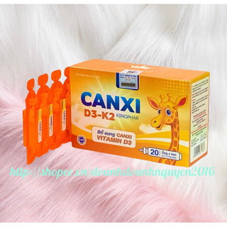 Siro CANXI D3 Vitamin  Kingphar Hộp 20 ống / 5ml  - Bổ Sung Canxi , Vitamin D3 cho cơ thể