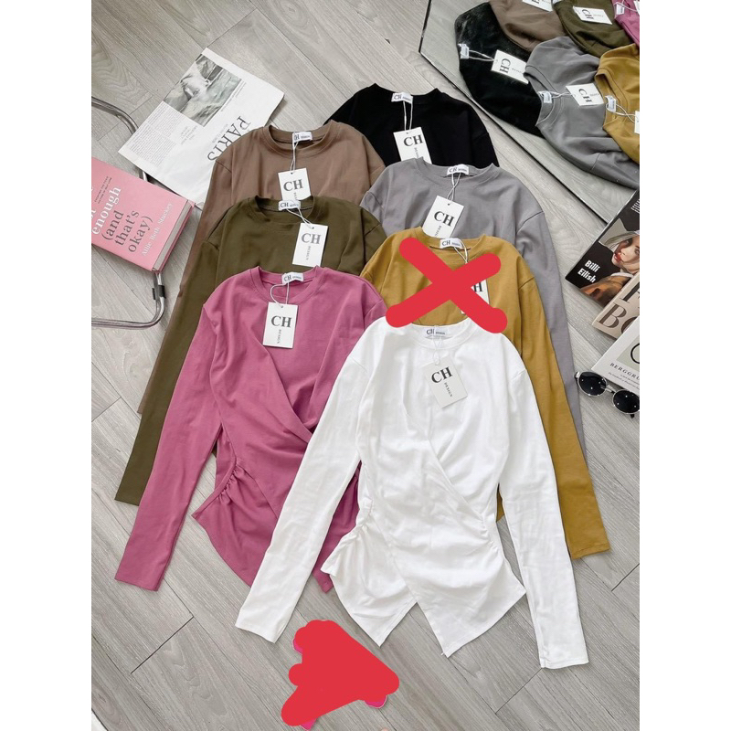 ÁO TAY NGẮN CHÉO EO