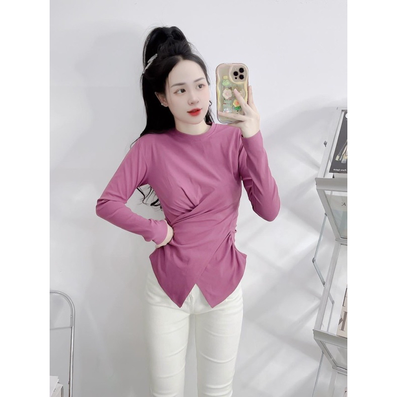 ÁO TAY NGẮN CHÉO EO