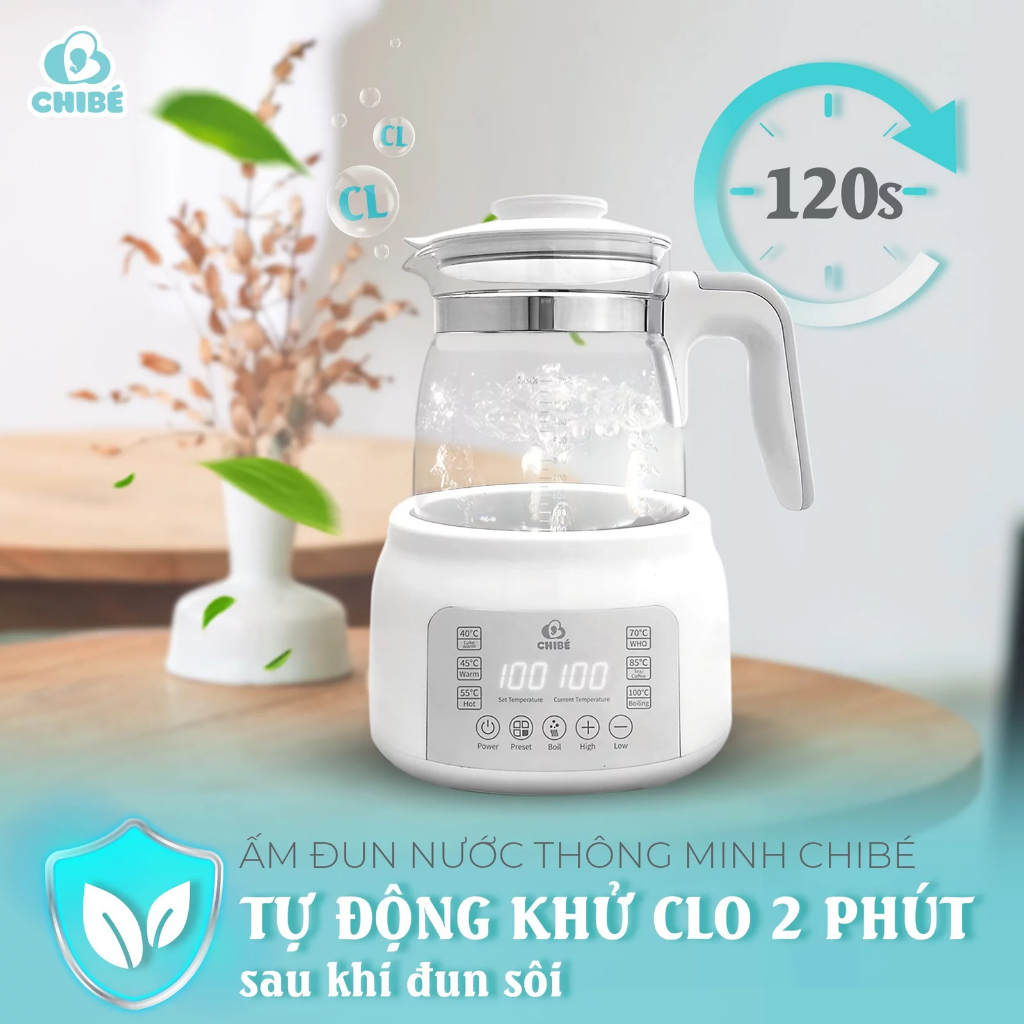 Máy đun nước pha sữa thông minh CHIBÉ MB002