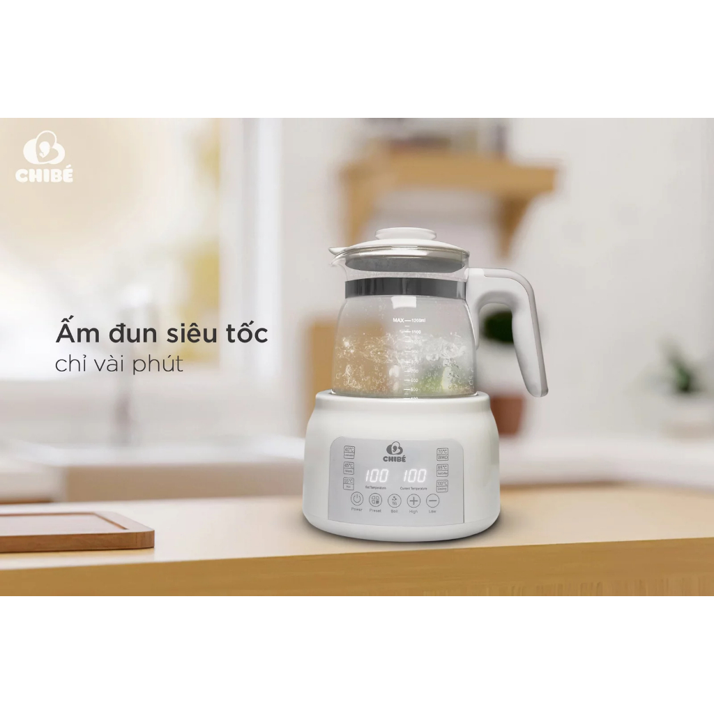 Máy đun nước pha sữa thông minh CHIBÉ MB002