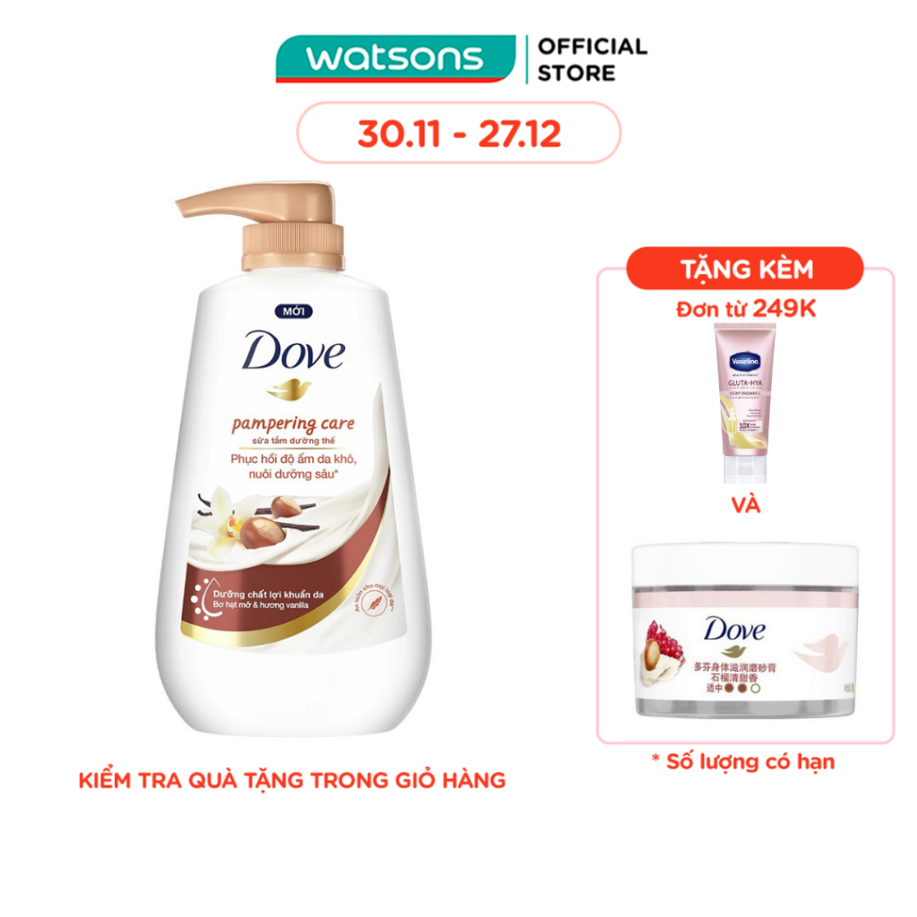 Sữa Tắm Dưỡng Thể Dove Pampering Care 500g