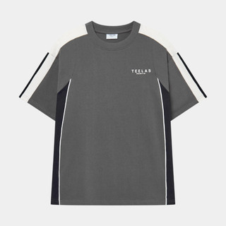 Áo Thun Teelab Striped Shoulder Blockcore Unisex Form Oversize Local Brand TS193