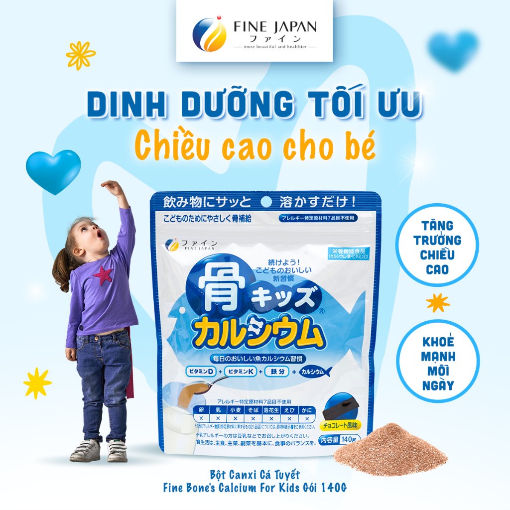 Canxi Cá Tuyết - Fine Japan Bone's Calcium for Kids