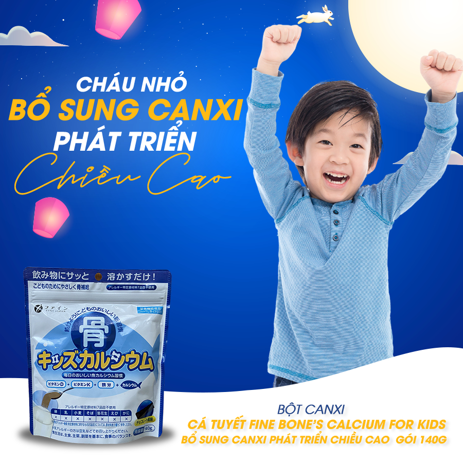 Canxi Cá Tuyết - Fine Japan Bone's Calcium for Kids