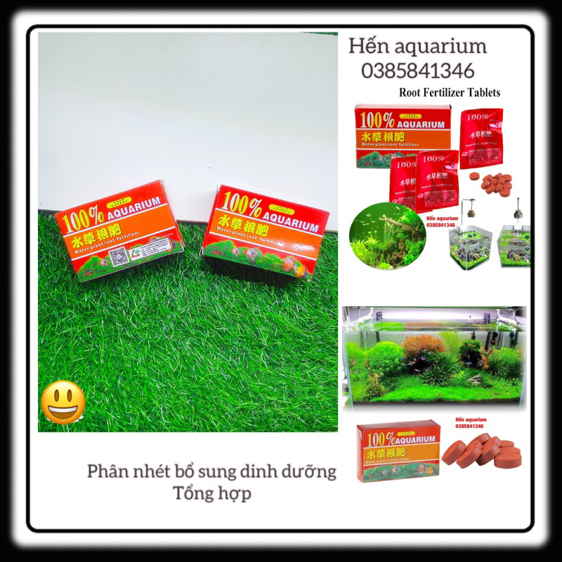Phân nhét tan chậm bổ sung dinh dưỡng cho cây thuỷ sinh