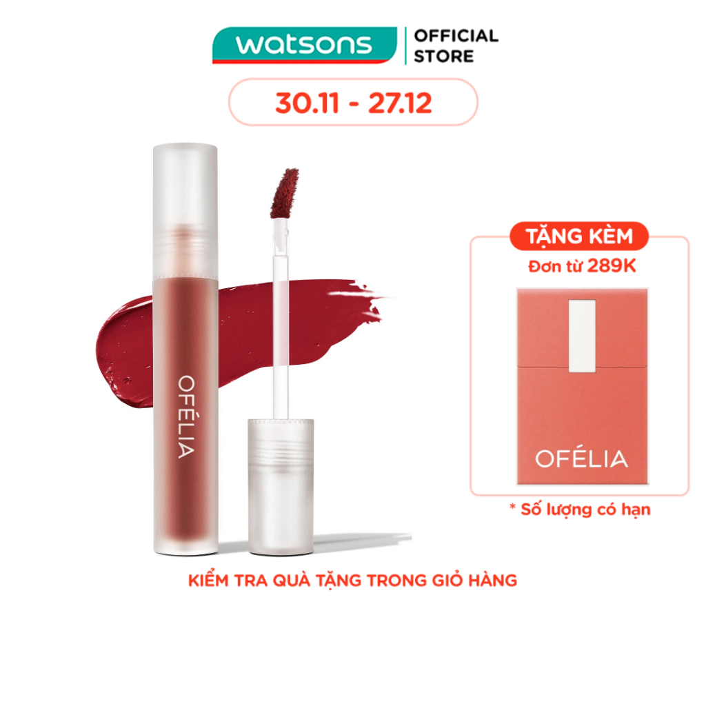 [Mã FMCGWA101 giảm 8% đơn 250K] Son Kem Ofélia Uncovered Lip Mousse 4.3g