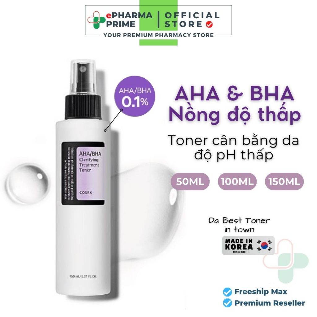 Nước Hoa Hồng COSRX Clarifying Treatment Hỗ Trợ Giảm Mụn
