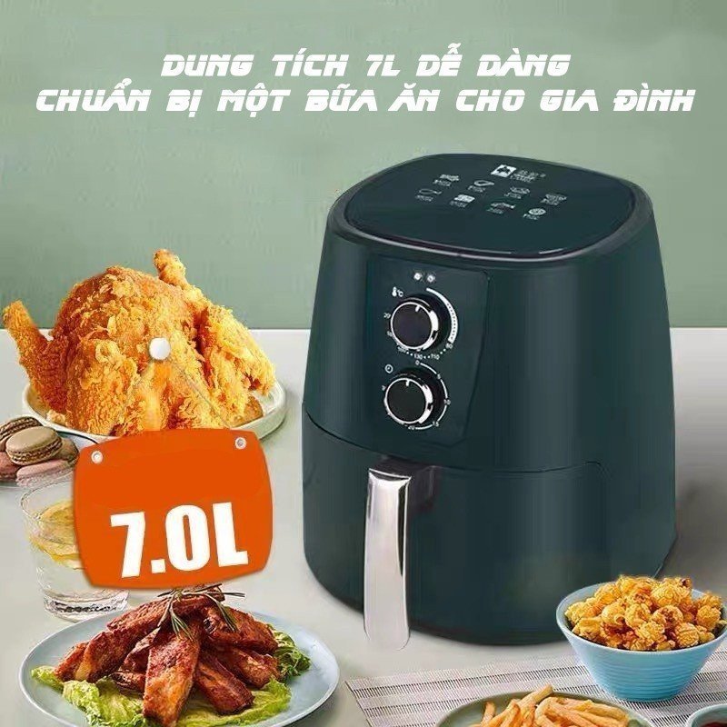 Nồi Chiên Không Dầu Camel 7L Bảo Hành 12 Tháng Hàng Chất Lượng Cao