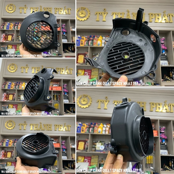 Mủ đen chụp cánh quạt Spacy nhật tốt