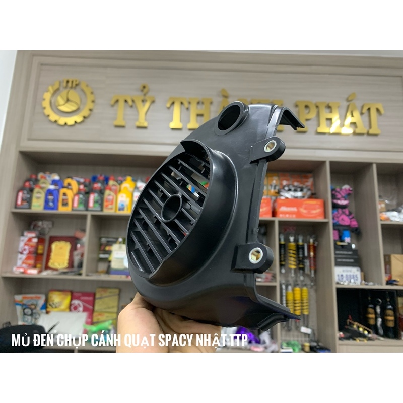 Mủ đen chụp cánh quạt Spacy nhật tốt