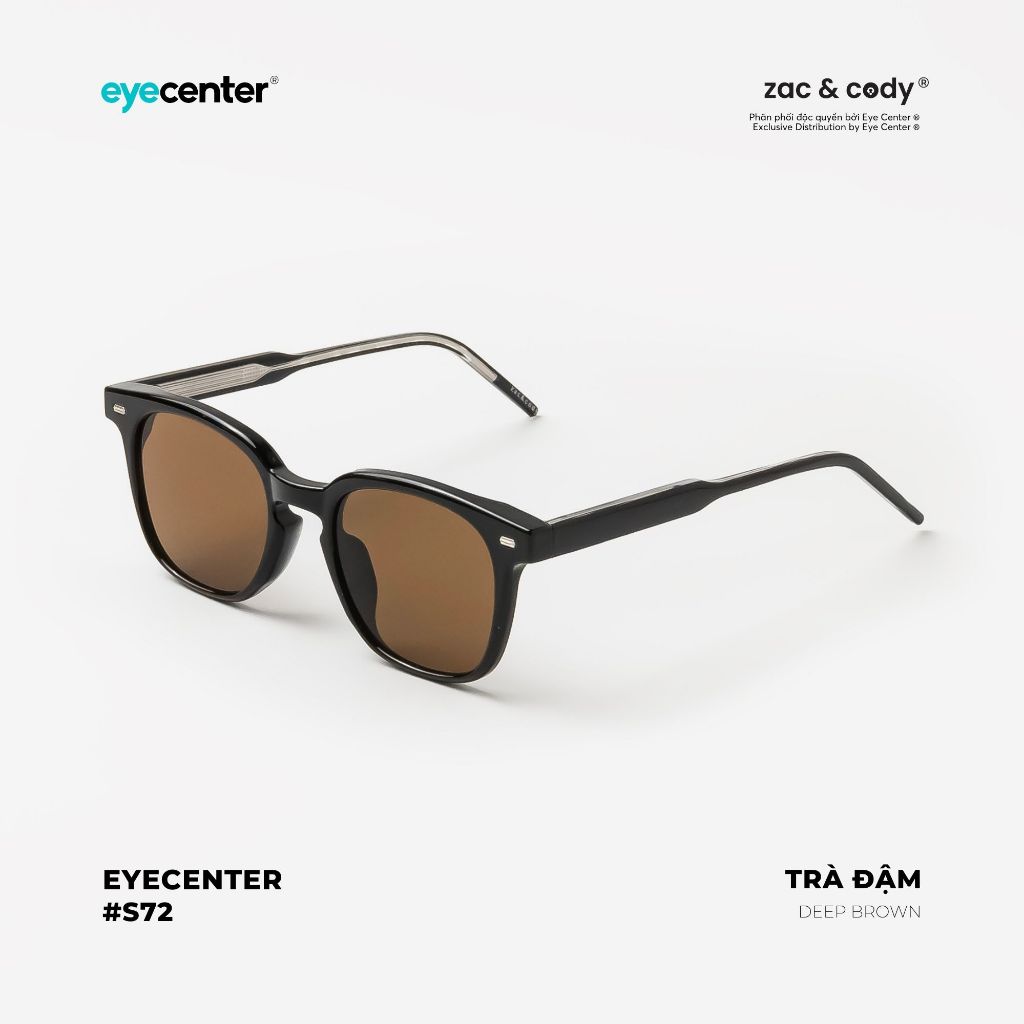 Kính mát nam nữ chính hãng EYECENTER S72-S lõi thép chống gãy cao cấp nhập khẩu by Eye Center Vietnam