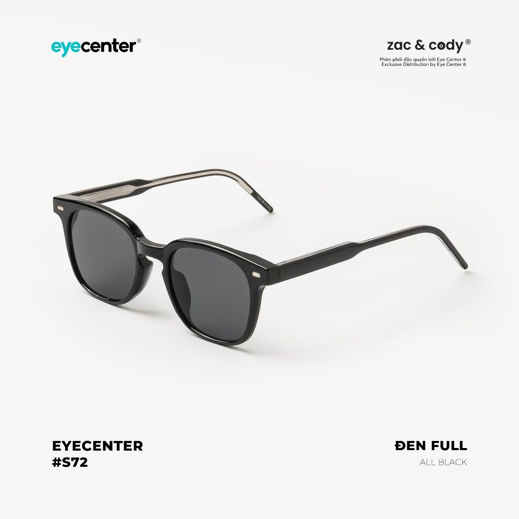 Kính mát nam nữ chính hãng EYECENTER S72-S lõi thép chống gãy cao cấp nhập khẩu by Eye Center Vietnam