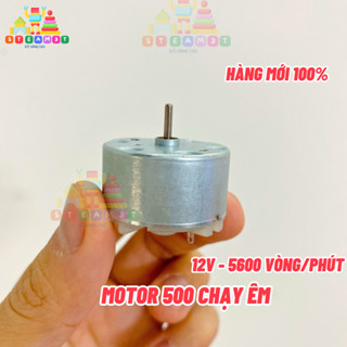 Motor mini 500 500TB cho máy đưa võng, robot hút bụi tốc độ chậm 6V - 12V tốc độ 2000 - 4300 RPM chạy êm và bền - LK0318