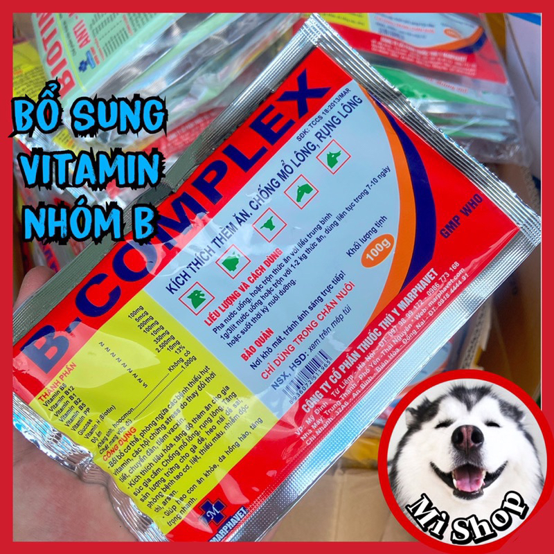 Bcomplex kích thích ăn nhiều, ngủ nhiều gói 100gram