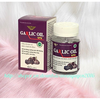Viên Uống Tỏi Tía GARLIC OIL Kingphar - Hộp 60 viên - Tăng cường sức đề kháng