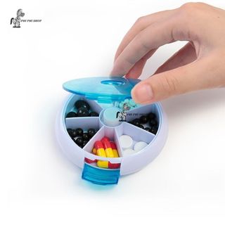 Hộp chia thuốc 7 ngăn nút bấm xoay lấy thuốc tiện dụng RY-167