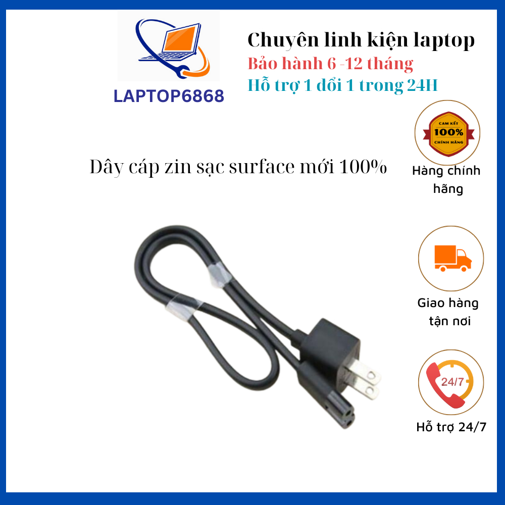 Dây cáp zin sạc surface mới 100%