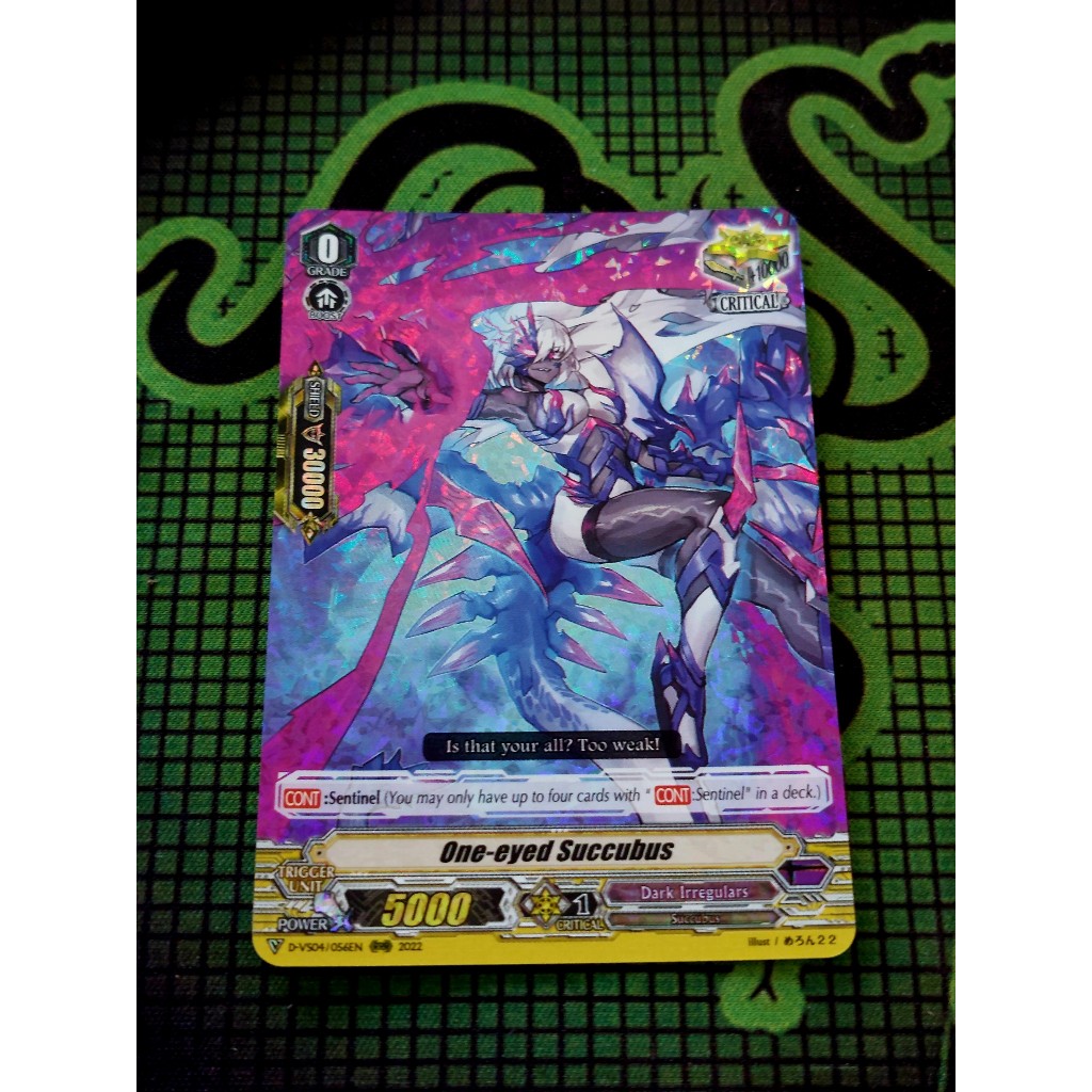 Thẻ Bài Cardfight Vanguard D-VS04/056 One-eyed Succubus – Triple Rare